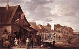 David the Younger Teniers Village Feast painting